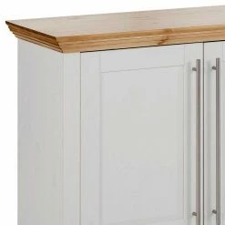 Schlussverkauf 😉 4-türige Kommode - Modernes Landhaus - Eyzaco ✔️ -Reanna Shop 4 tuerige kommode modernes landhaus in weiss honig aus kiefer eyzaco 04