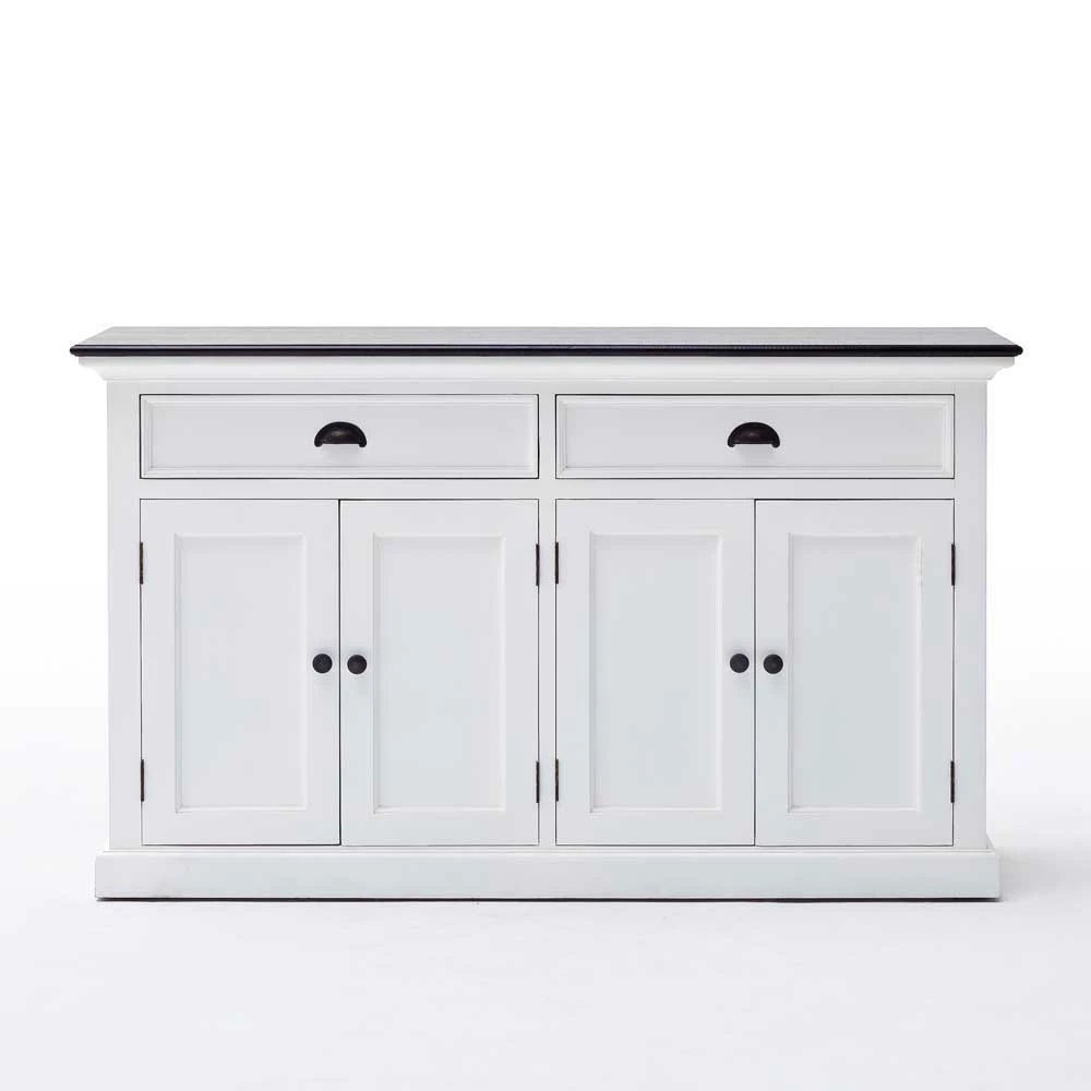 Großhandel 🌟 4-türiges Sideboard Aus Mahagoni Provona In Weiß 😀 3 Großhandel 🌟 4-türiges Sideboard Aus Mahagoni Provona In Weiß 😀 – Bild 3