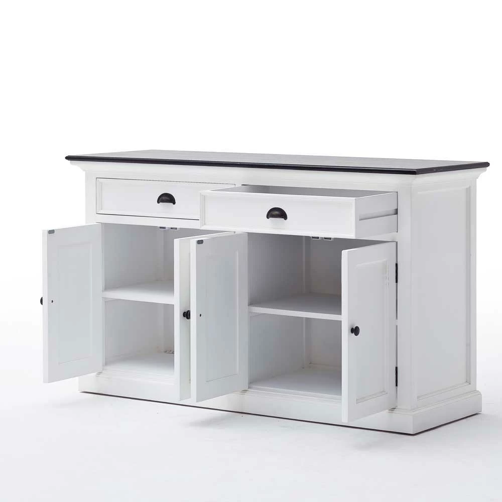 Großhandel 🌟 4-türiges Sideboard Aus Mahagoni Provona In Weiß 😀 4 Großhandel 🌟 4-türiges Sideboard Aus Mahagoni Provona In Weiß 😀 – Bild 4