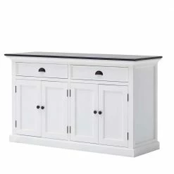 Großhandel 🌟 4-türiges Sideboard Aus Mahagoni Provona In Weiß 😀