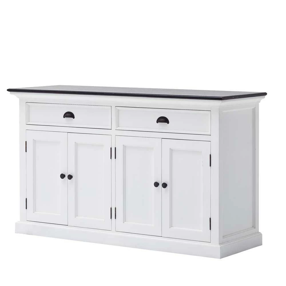 Großhandel 🌟 4-türiges Sideboard Aus Mahagoni Provona In Weiß 😀 1 Großhandel 🌟 4-türiges Sideboard Aus Mahagoni Provona In Weiß 😀