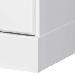 Bestpreis 🔔 9 Schubladen Kommode Mit Sockelgestell - Cordenas 🎁 -Reanna Shop 9 schubladen kommode mit sockelgestell in weiss natur 134x79x39 cordenas 02