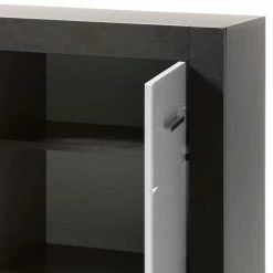 Bestes Angebot 👍 97cm Hohes Hochglanz Sideboard In Weiß - Istensa ⭐ 10 Bestes Angebot 👍 97cm Hohes Hochglanz Sideboard In Weiß - Istensa ⭐ -Reanna Shop 97cm hohes hochglanz sideboard in weiss beton grau istensa 04