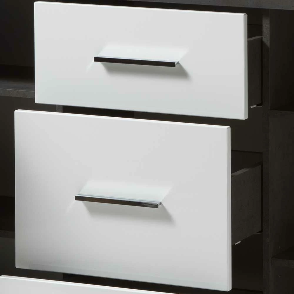 Bestes Angebot 👍 97cm Hohes Hochglanz Sideboard In Weiß - Istensa ⭐ 6 Bestes Angebot 👍 97cm Hohes Hochglanz Sideboard In Weiß - Istensa ⭐ – Bild 6