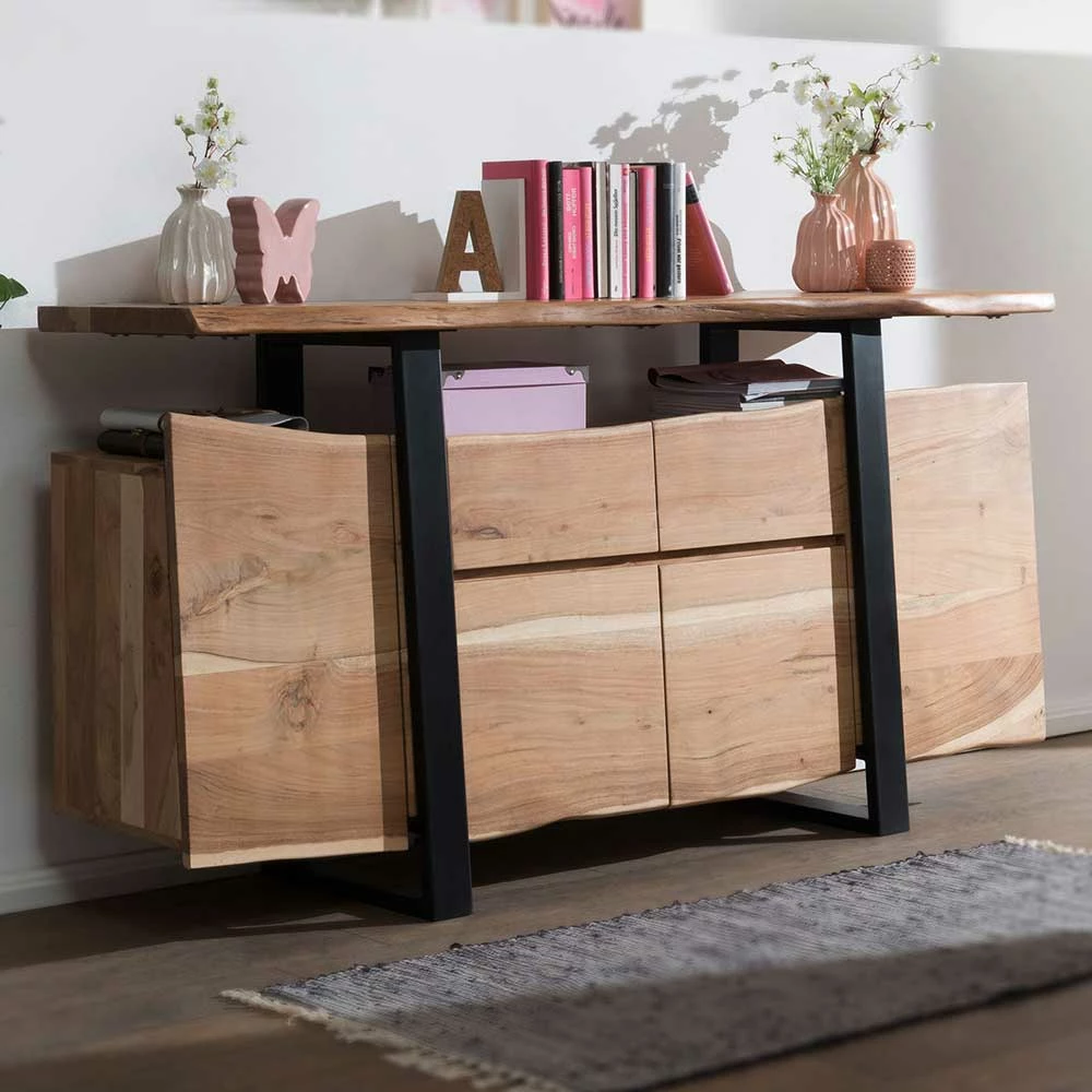 Neu ⌛ Abgefahrenes Design Sideboard Aus Akazie - Lussina 🛒 2 Neu ⌛ Abgefahrenes Design Sideboard Aus Akazie - Lussina 🛒 – Bild 2
