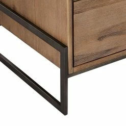 Angebote ❤️ Akazie Sideboard Mit 219 Cm Breite - Intinesta 😉 -Reanna Shop akazie sideboard mit 219 cm breite stahl buegelfuessen intinesta 04