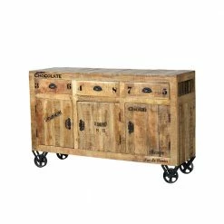 Schlussverkauf ❤️ Anrichte Indri Auf Rollen 🔥