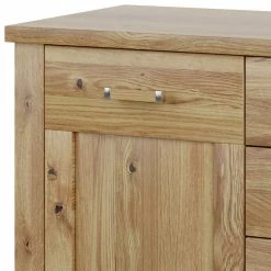 Angebote 💯 Asteiche Kommode Teilmassiv - Zamron 🔔 -Reanna Shop asteiche kommode teilmassiv mit vier schubladen tuer zamron 03