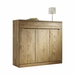 Großhandel 🎉 Büro Sideboard Natrius Aus Wildeiche Massivholz ❤️