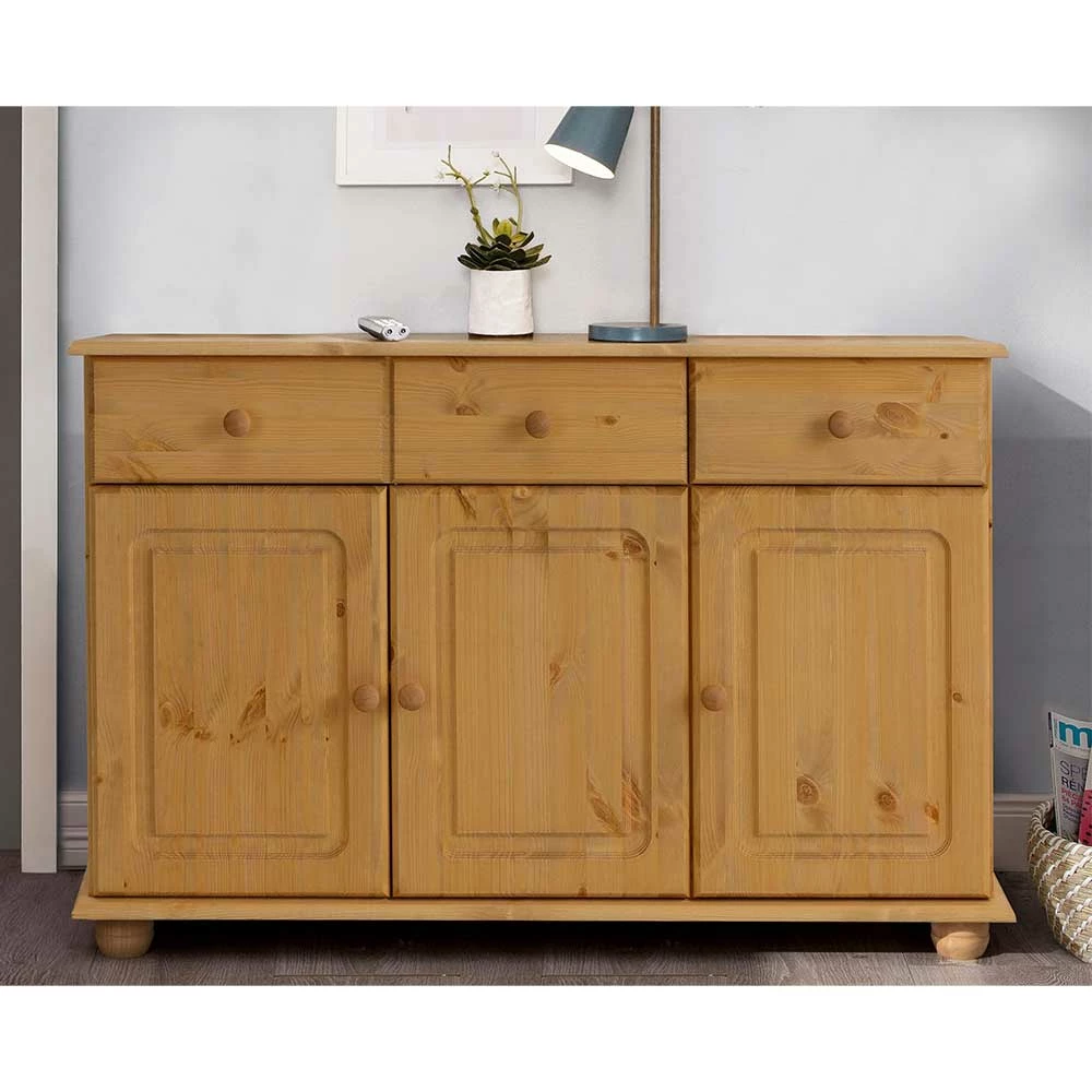 Rabatt 😍 Country Kombi-Kommode In Kiefer Gebeizt & Geölt - Roshan 😀 2 Rabatt 😍 Country Kombi-Kommode In Kiefer Gebeizt & Geölt - Roshan 😀 – Bild 2