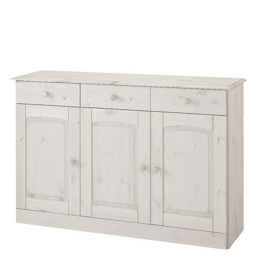 Budget ❤️ Country Kommode In Weiß Lasiert - Sabine 🥰 1 Budget ❤️ Country Kommode In Weiß Lasiert - Sabine 🥰