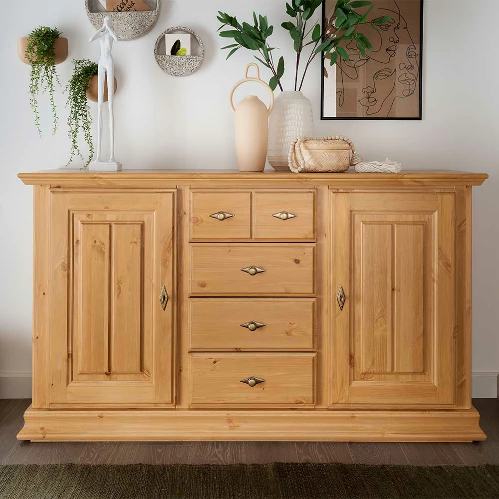 Bester Verkauf ✔️ Country Style Anrichte In Eichefarben - Vlota 🎉 2 Bester Verkauf ✔️ Country Style Anrichte In Eichefarben - Vlota 🎉 – Bild 2