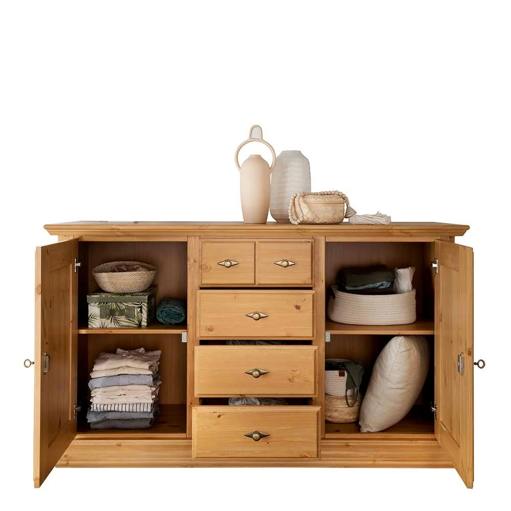 Bester Verkauf ✔️ Country Style Anrichte In Eichefarben - Vlota 🎉 4 Bester Verkauf ✔️ Country Style Anrichte In Eichefarben - Vlota 🎉 – Bild 4