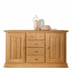 Bester Verkauf ✔️ Country Style Anrichte In Eichefarben - Vlota 🎉