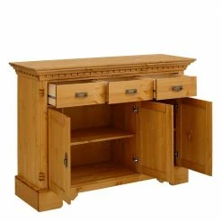 Auslauf 😀 Dekorative Kombi Kommode Aus Kiefer Massiv - Fausanda ❤️ -Reanna Shop dekorative kombi kommode aus kiefer massiv 138x103x45 cm fausanda 02