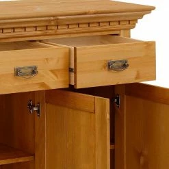 Auslauf 😀 Dekorative Kombi Kommode Aus Kiefer Massiv - Fausanda ❤️ -Reanna Shop dekorative kombi kommode aus kiefer massiv 138x103x45 cm fausanda 05