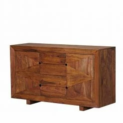 Billig ✔️ Design Holz Sideboard Hoslo Extravagante Optik 🔥