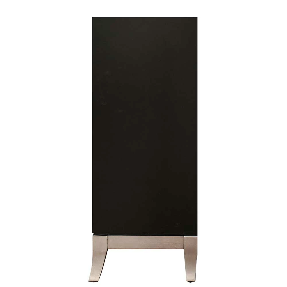 Am billigsten ⌛ Design Kommode In Silber & Schwarz - Viddalba 👏 4 Am billigsten ⌛ Design Kommode In Silber & Schwarz - Viddalba 👏 – Bild 4