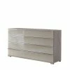 Bestpreis 🎁 Design Sideboard Monchy In Creme Weiß Glas 🎉