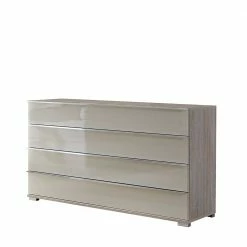 Bestpreis 🎁 Design Sideboard Monchy In Creme Weiß Glas 🎉