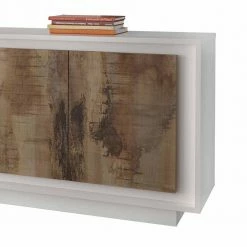 Top 10 👍 Design Sideboard In Birnbaum Holzoptik & Weiß - Gentur 🤩 -Reanna Shop design sideboard in birnbaumfarben weiss mit sockelgestell gentur 04