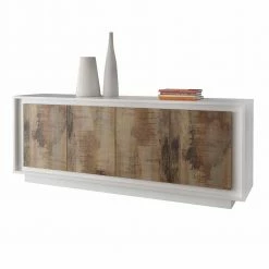 Top 10 👍 Design Sideboard In Birnbaum Holzoptik & Weiß - Gentur 🤩