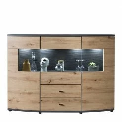 Blitzangebot 🔥 Design Sideboard Mit Glaseinsatz - Lyneka ✨ 10 Blitzangebot 🔥 Design Sideboard Mit Glaseinsatz - Lyneka ✨ -Reanna Shop design sideboard mit glaseinsatz in wildeiche nb anthrazit lyneka 04