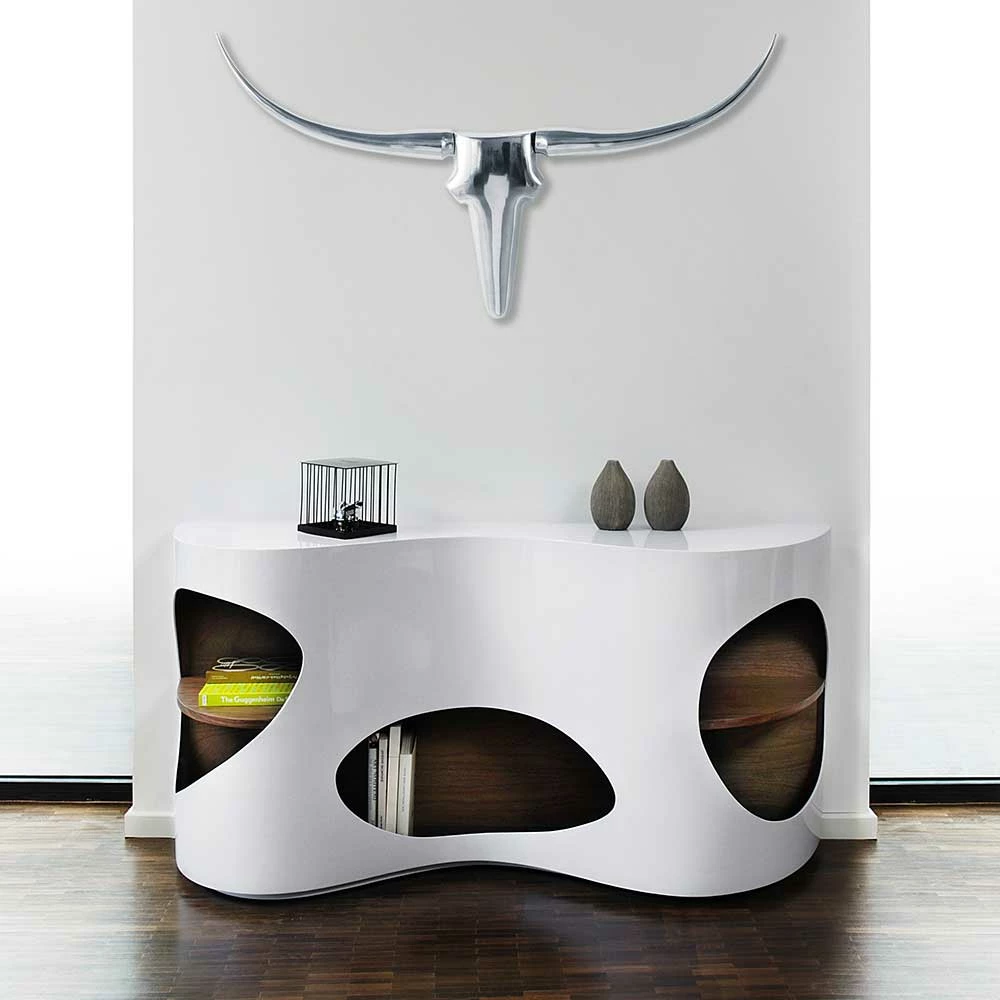 Coupon ✨ Design Sideboard Regal In Weiß Hochglanz - Scarula ✨ 2 Coupon ✨ Design Sideboard Regal In Weiß Hochglanz - Scarula ✨ – Bild 2