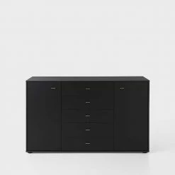 Coupon ⌛ Design Sideboard Vironica In Schwarz 👍