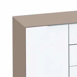 Brandneu 💯 Design Sideboard Flavur In Weiß Beige 🔥 7 Brandneu 💯 Design Sideboard Flavur In Weiß Beige 🔥 -Reanna Shop design sideboard weiss beige glas beschichtet flavur 02