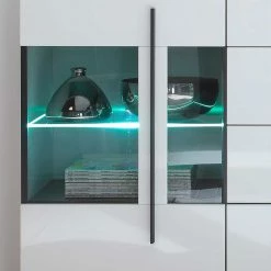 Bestpreis 🧨 Design Sideboard Nennja In Weiß Hochglanz Glas 👍 10 Bestpreis 🧨 Design Sideboard Nennja In Weiß Hochglanz Glas 👍 -Reanna Shop design sideboard weiss hochglanz glas 150 cm nennja 04