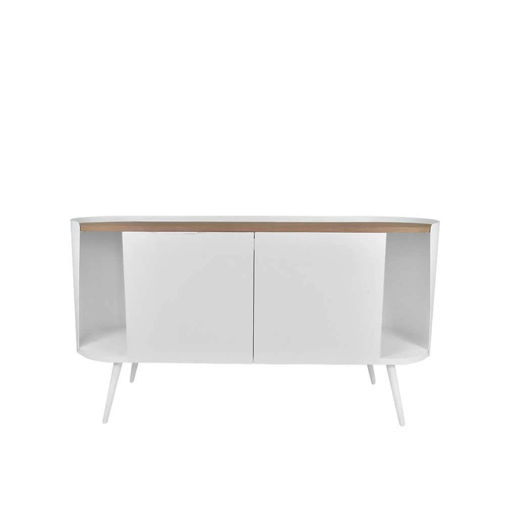 Billig 👍 Design Stahl Sideboard In Weiß - Yunike 😍 2 Billig 👍 Design Stahl Sideboard In Weiß - Yunike 😍 – Bild 2