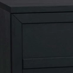 Billig 🧨 Design Türen Kommode In Eiche Schwarz - Meciva 🧨 -Reanna Shop design tueren kommode in eiche schwarz massivholz mit stahlgestell meciva 03