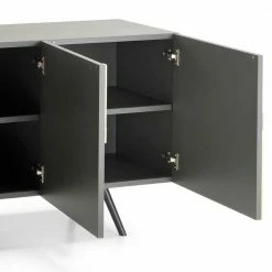 Bester Verkauf 😉 Design Wohnzimmer Sideboard In Dunkelgrau - Dioba 🌟 6 Bester Verkauf 😉 Design Wohnzimmer Sideboard In Dunkelgrau - Dioba 🌟 -Reanna Shop design wohnzimmer sideboard in dunkelgrau und nussbaum furnier dioba 02