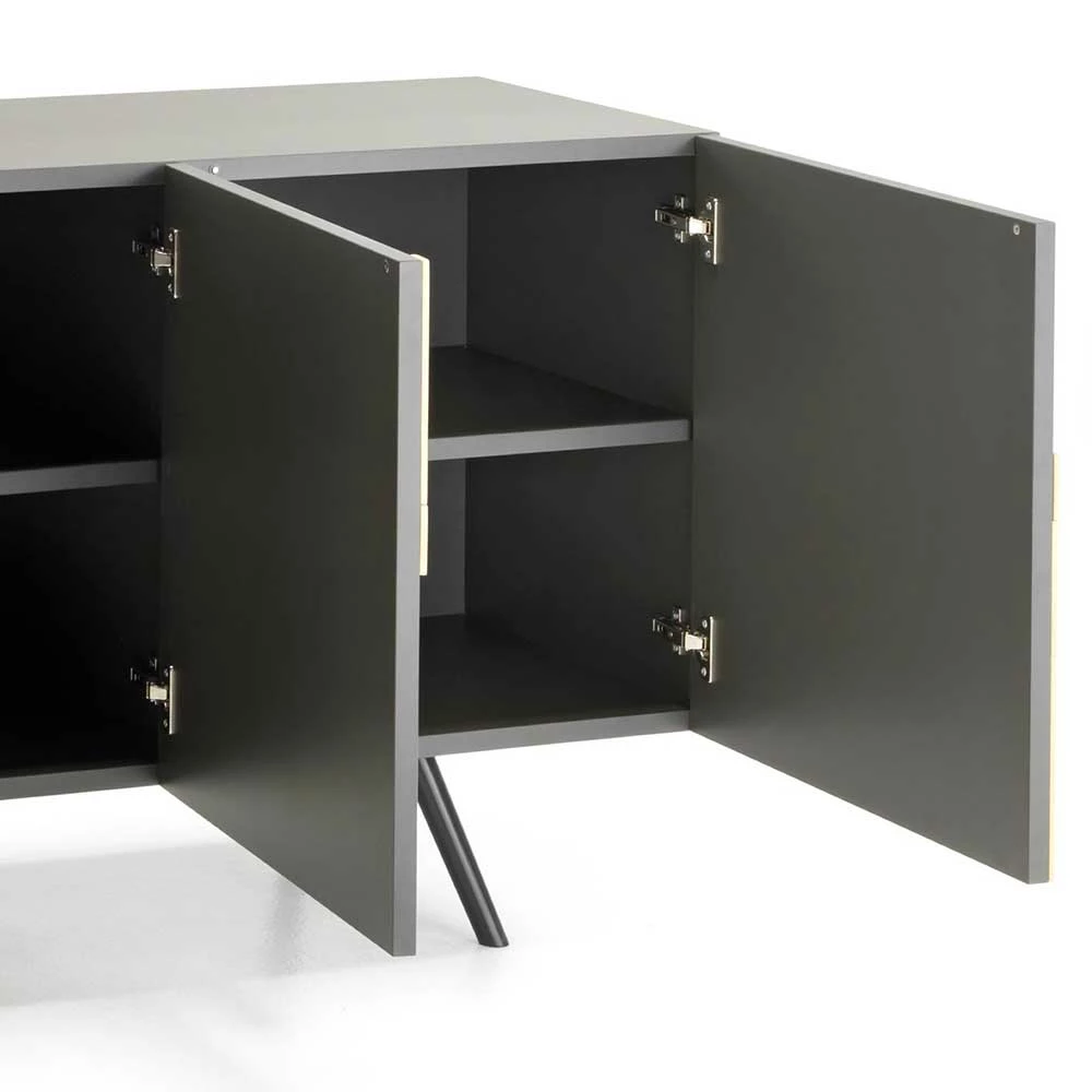 Bester Verkauf 😉 Design Wohnzimmer Sideboard In Dunkelgrau - Dioba 🌟 3 Bester Verkauf 😉 Design Wohnzimmer Sideboard In Dunkelgrau - Dioba 🌟 – Bild 3