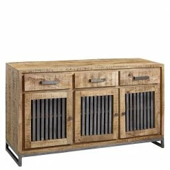 Blitzangebot 🔔 Designer-Sideboard Aus Holz & Eisen - Anuva ✨
