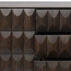 Am billigsten ❤️ Designer Sideboard In Eiche Dunkel - Jansuva 🎉 -Reanna Shop designer sideboard in eiche dunkel mit stahlgestell schwarz jansuva 05