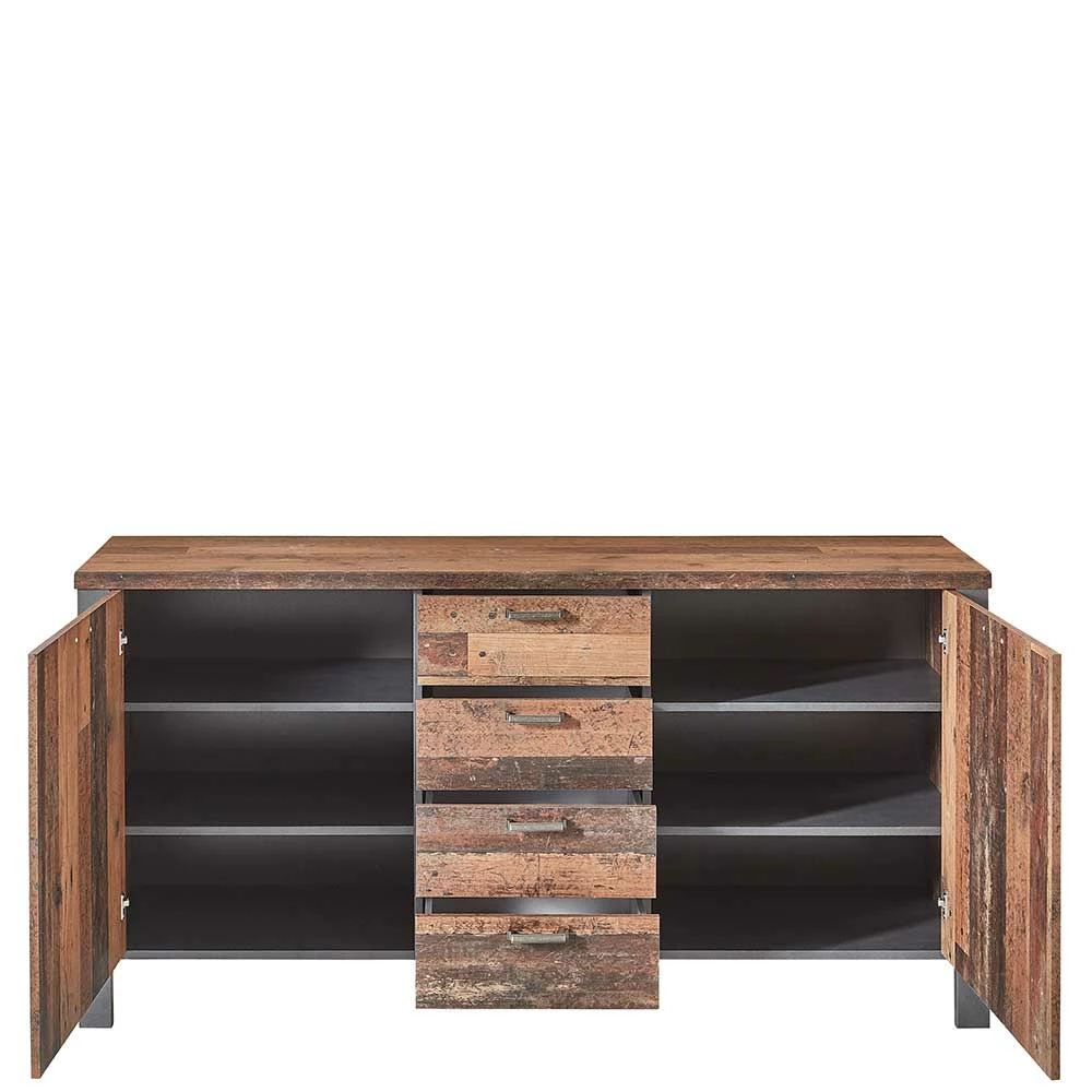 Rabatt 🛒 Designer-Sideboard In Holzoptik Used Look - Firodras 🔥 4 Rabatt 🛒 Designer-Sideboard In Holzoptik Used Look - Firodras 🔥 – Bild 4