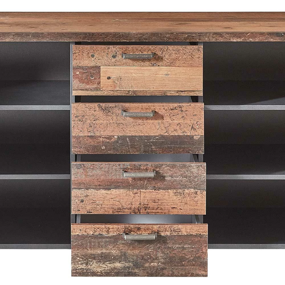 Rabatt 🛒 Designer-Sideboard In Holzoptik Used Look - Firodras 🔥 6 Rabatt 🛒 Designer-Sideboard In Holzoptik Used Look - Firodras 🔥 – Bild 6