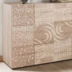 Schlussverkauf 🥰 Designer Sideboard Mit Druck - Bielvas 🎉 -Reanna Shop designer sideboard mit druck in dekor eiche sonoma bielvas 04