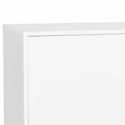 Rabatt ⭐ Doppeltür Kommode Mit Fischgrät Front - Rozari 👍 10 Rabatt ⭐ Doppeltür Kommode Mit Fischgrät Front - Rozari 👍 -Reanna Shop doppeltuer kommode mit fischgraet front in weiss lackiert 124x87x42 rozari 04