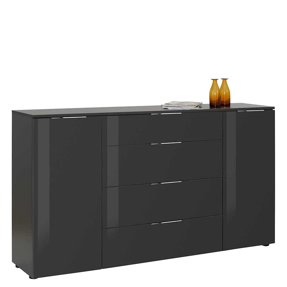 Großhandel 👏 Dunkelgraue Kombi-Kommode Mit 181cm Breite - Noliesda 🎁 2 Großhandel 👏 Dunkelgraue Kombi-Kommode Mit 181cm Breite - Noliesda 🎁 – Bild 2