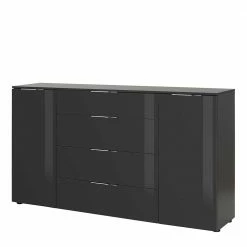 Großhandel 👏 Dunkelgraue Kombi-Kommode Mit 181cm Breite - Noliesda 🎁