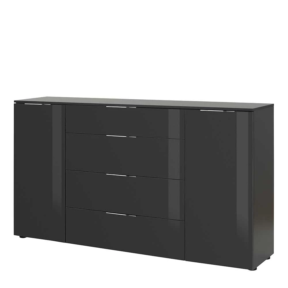 Großhandel 👏 Dunkelgraue Kombi-Kommode Mit 181cm Breite - Noliesda 🎁 1 Großhandel 👏 Dunkelgraue Kombi-Kommode Mit 181cm Breite - Noliesda 🎁