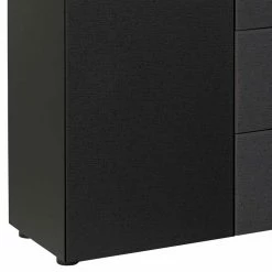 Aktion 🔔 Dunkles Sideboard In Anthrazit Glasfront - Matimil ⭐ -Reanna Shop dunkles sideboard in anthrazit glasfront mit metallgriffen matimil 03