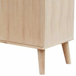 Schlussverkauf 🌟 Eiche Bianco Sideboard Mit Schiebetüren - Saimoon 🛒 -Reanna Shop eiche bianco sideboard mit schiebetueren 180x80 cm 48 cm tief saimoon 02