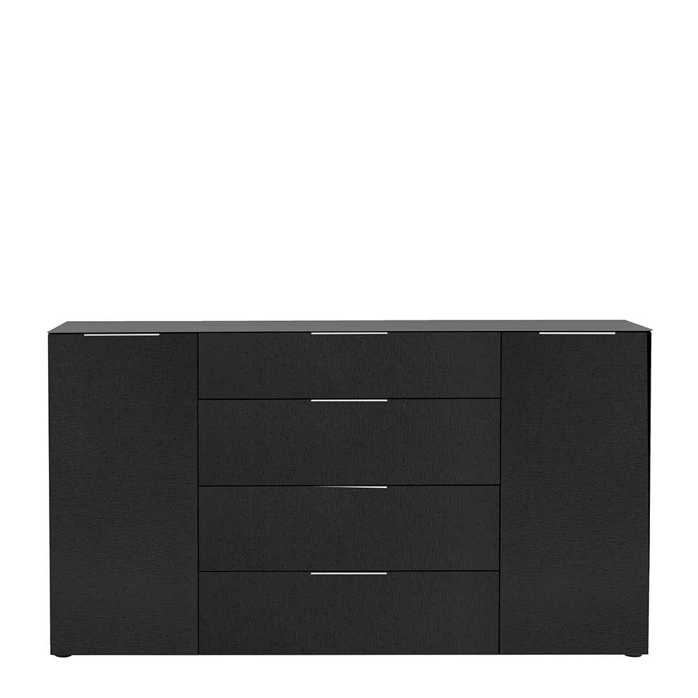 Bestes Angebot 🧨 Elegantes Sideboard In Anthrazit Glasbeschichtet - Carlotte ✔️ 3 Bestes Angebot 🧨 Elegantes Sideboard In Anthrazit Glasbeschichtet - Carlotte ✔️ – Bild 3