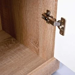 Rabatt 👍 Esszimmer Anrichte Plestna In Weiß 🛒 -Reanna Shop esszimmer anrichte weiss eiche saegerau plestna 04