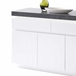 Neu 🧨 Esszimmer Sideboard Rebelvo Mit Dimmbarer Beleuchtung 👍 10 Neu 🧨 Esszimmer Sideboard Rebelvo Mit Dimmbarer Beleuchtung 👍 -Reanna Shop esszimmer sideboard dimmbarer beleuchtung weiss grau rebelvo 04