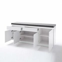 Neu 🧨 Esszimmer Sideboard Rebelvo Mit Dimmbarer Beleuchtung 👍 11 Neu 🧨 Esszimmer Sideboard Rebelvo Mit Dimmbarer Beleuchtung 👍 -Reanna Shop esszimmer sideboard dimmbarer beleuchtung weiss grau rebelvo 05